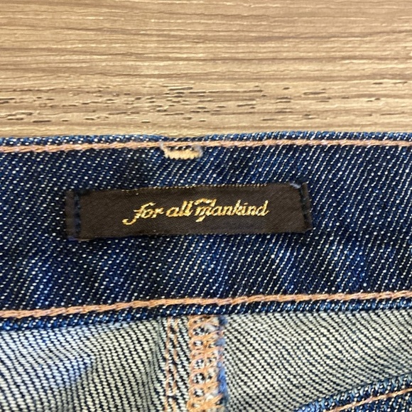 7 For All Mankind Denim Bridgette Pencil Skirt - Picture 3 of 9